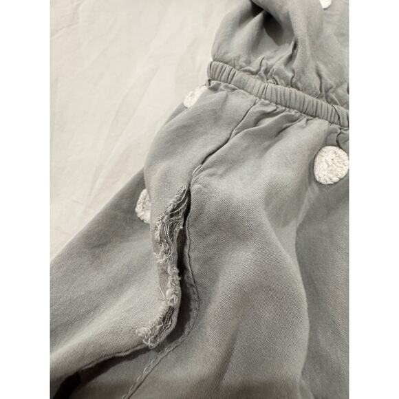 Bohme Wrap Midi Dress Women's Large Sage Green Pockets Boho Cottagecore Peasant - Picture 5 of 16